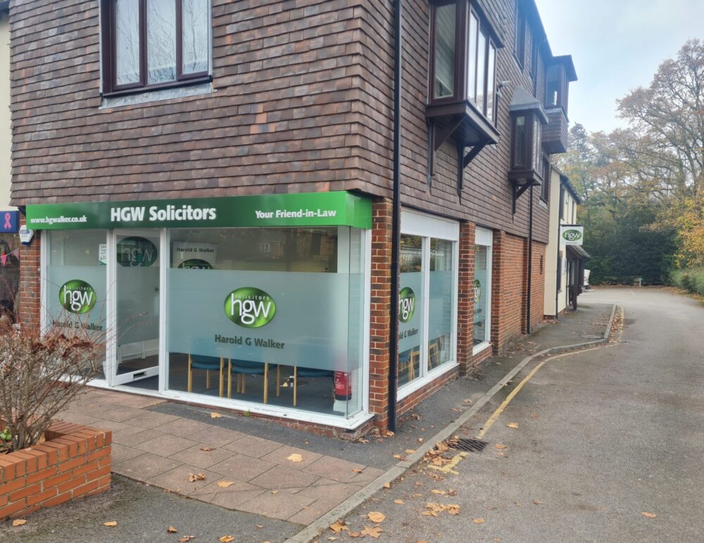 Verwood office HGW Solicitors. Wills, Probate, Family Law, Conveyancing, Dispute Resolution
