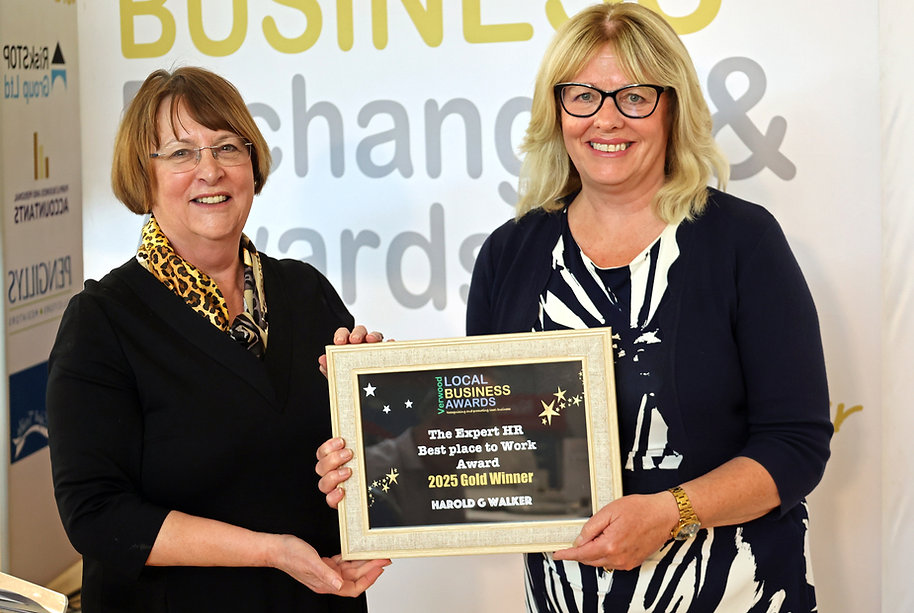 GOLD for Best Place to Work Verwood