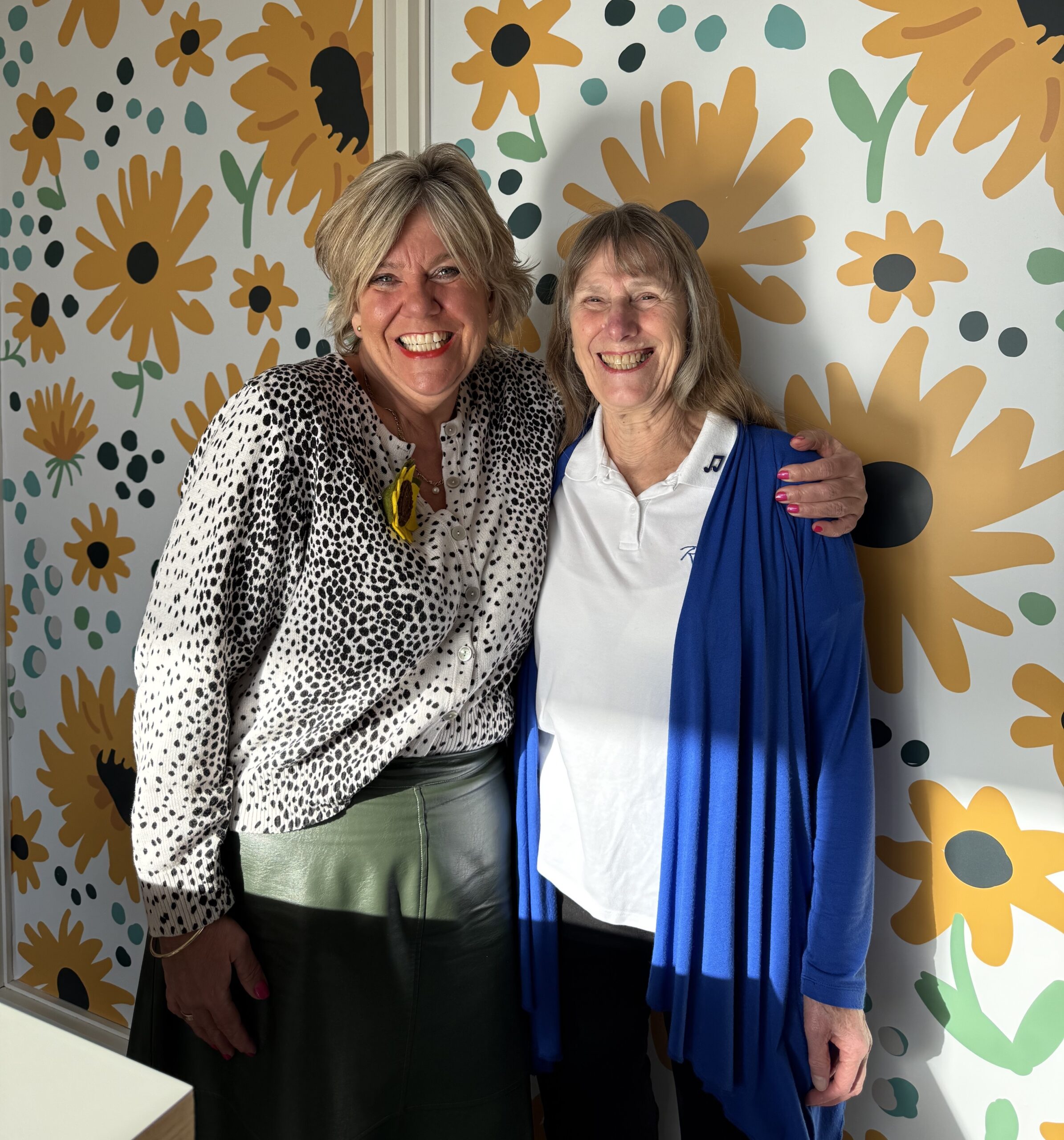 Clare Gallie CEO of Lewis-Manning Hospice Care and Noeline Young Chairperson at Rising Voices